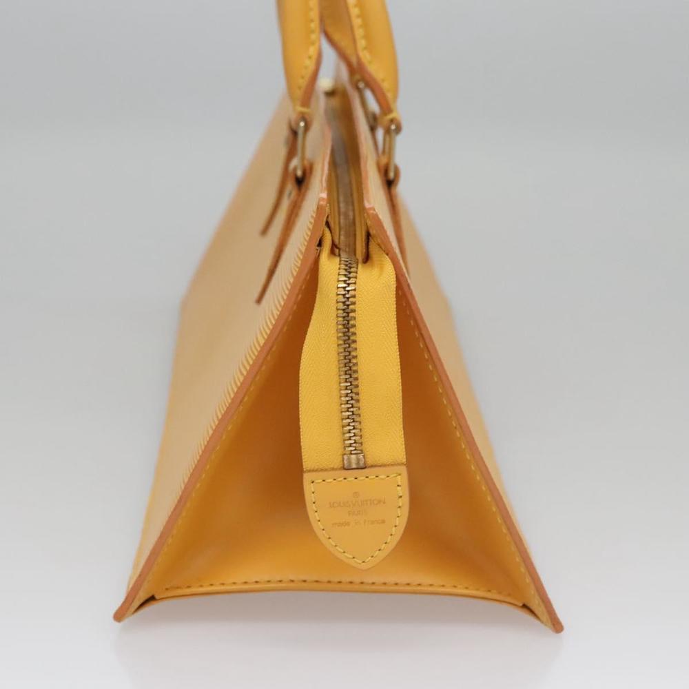 LOUIS VUITTON Epi Sac Triangle Hand Bag Yellow M52099 LV Auth fm4324 - Picture 5 of 16